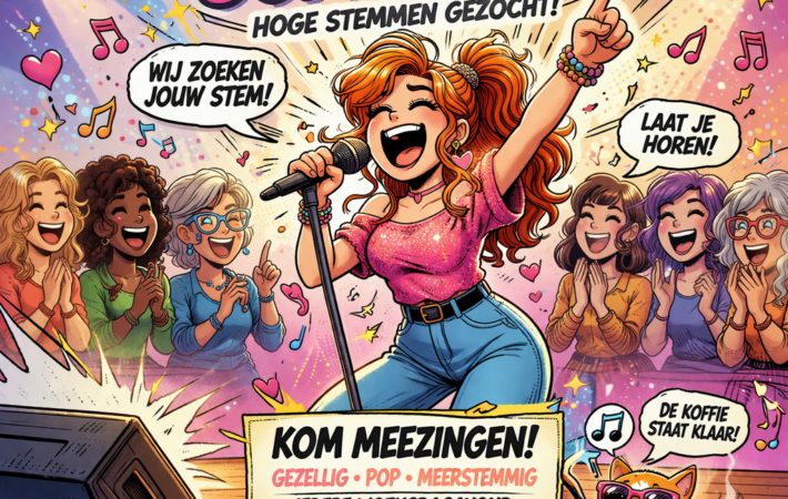 Popkoor Puur zoekt sopranen